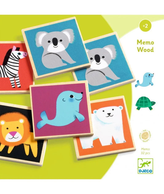 Jeux éducatifs bois Memo Wood
