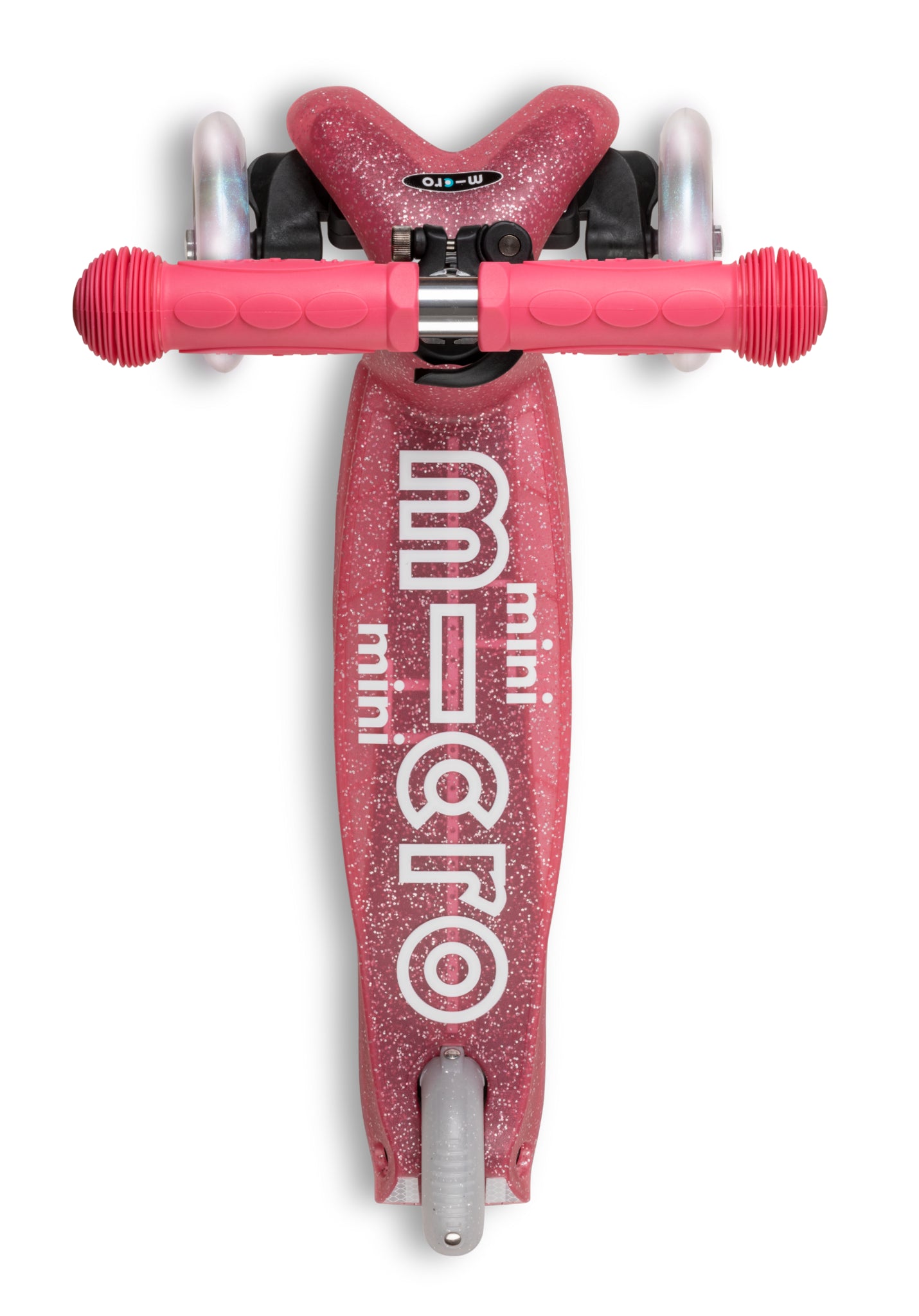 Mini Micro step Deluxe Fairy Glitter LED - 3-wiel kinderstep - Roze