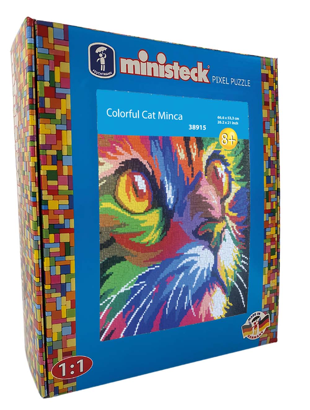 Ministeck ART Colorfull Cat Minka - XXL Box