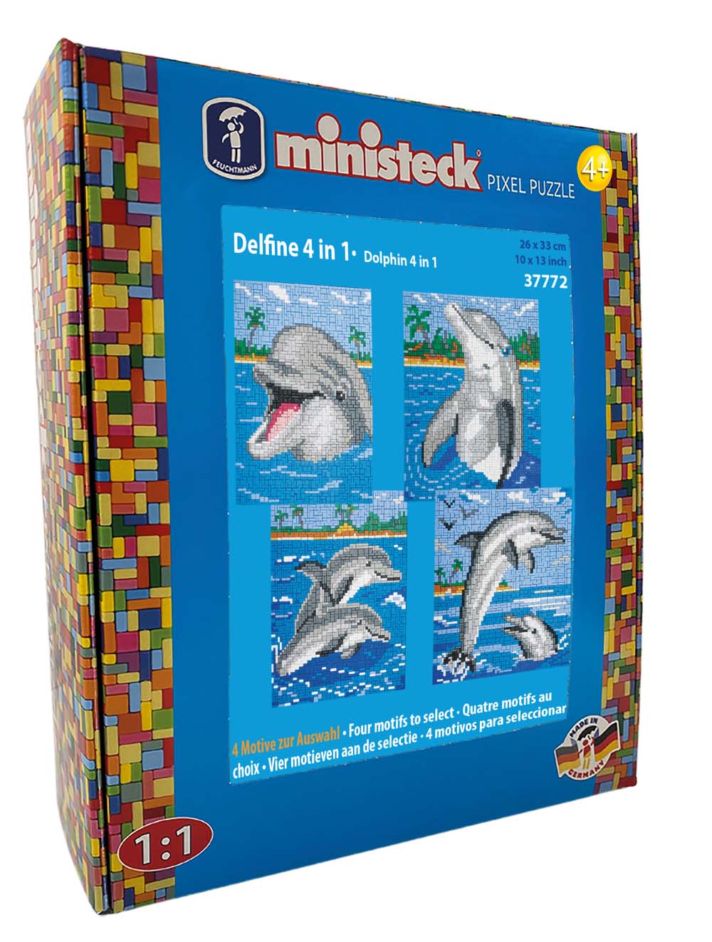 Ministeck Dolphins with Background 4in1 - XL Box - 3100pcs