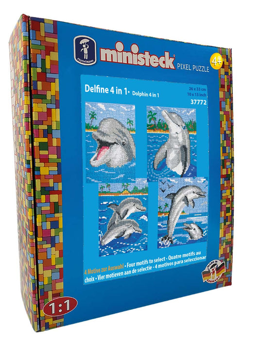 Ministeck Dolphins with Background 4in1 - XL Box - 3100pcs