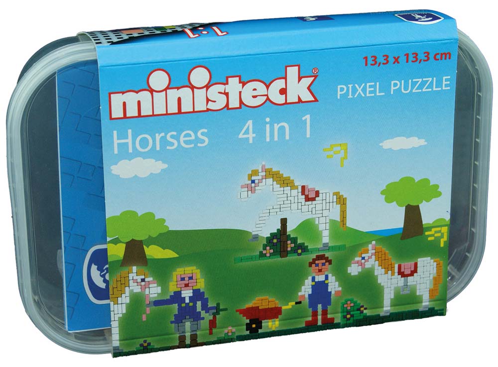 Ministeck Horses 4in1 - Plastic Box - 500pcs