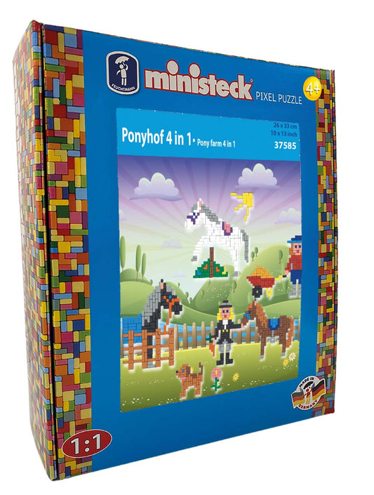 Ministeck Pony Farm  4in1 - XL Box - 1000pcs