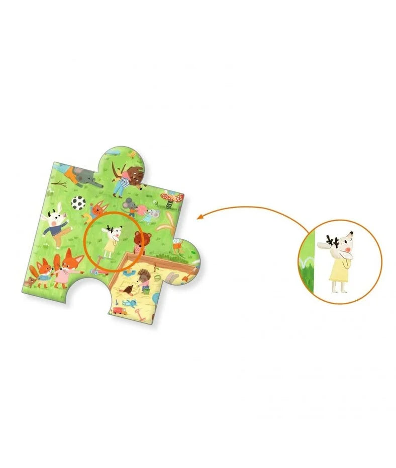 Observation puzzel speeltuin
