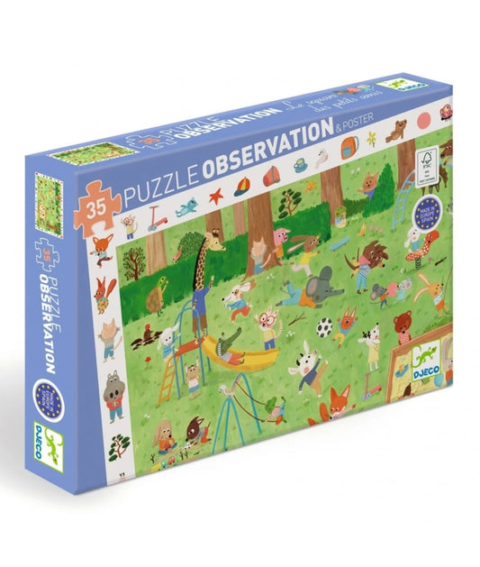 Observation puzzel speeltuin