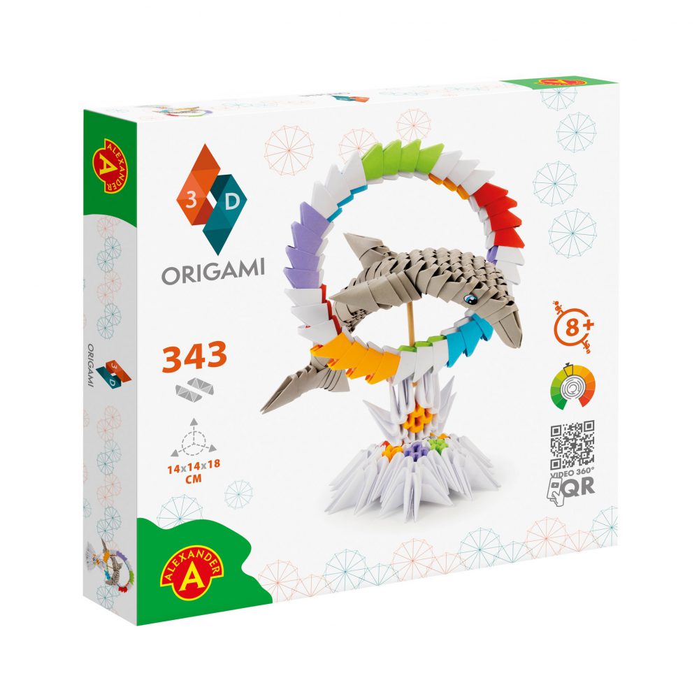 ORIGAMI 3D - Dolphin - 343pcs