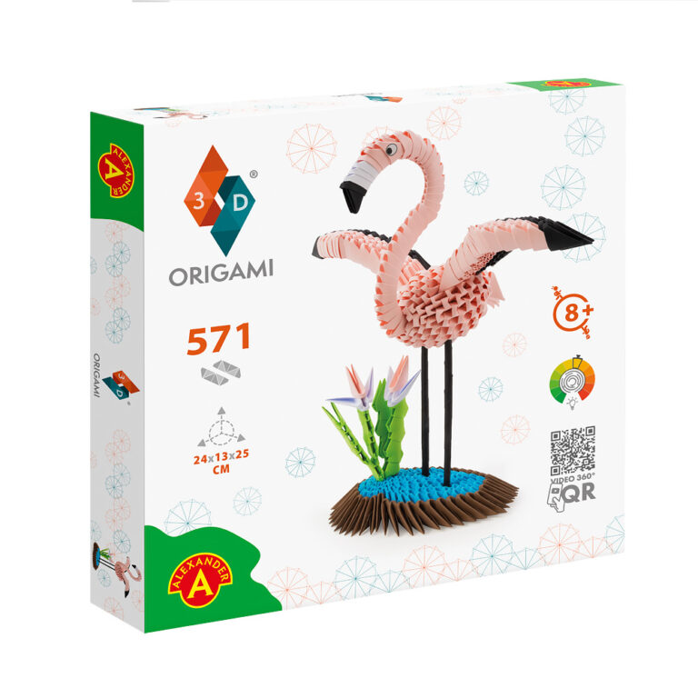 ORIGAMI 3D Flamingo - 571pcs