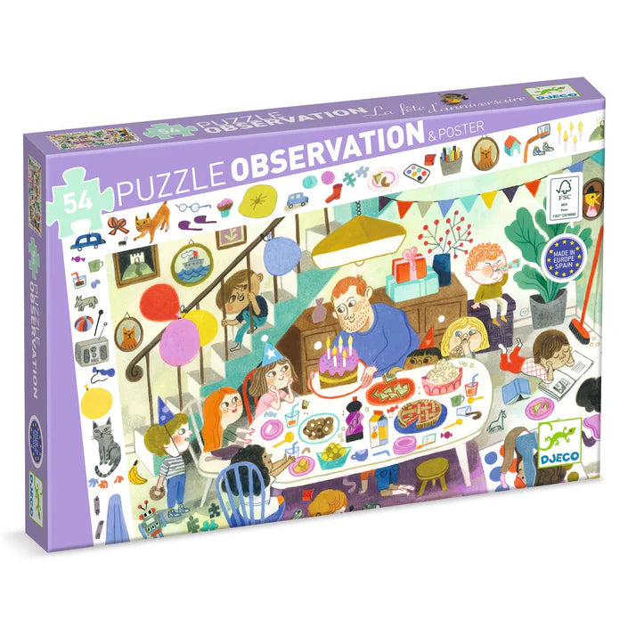 Observation puzzel birthday