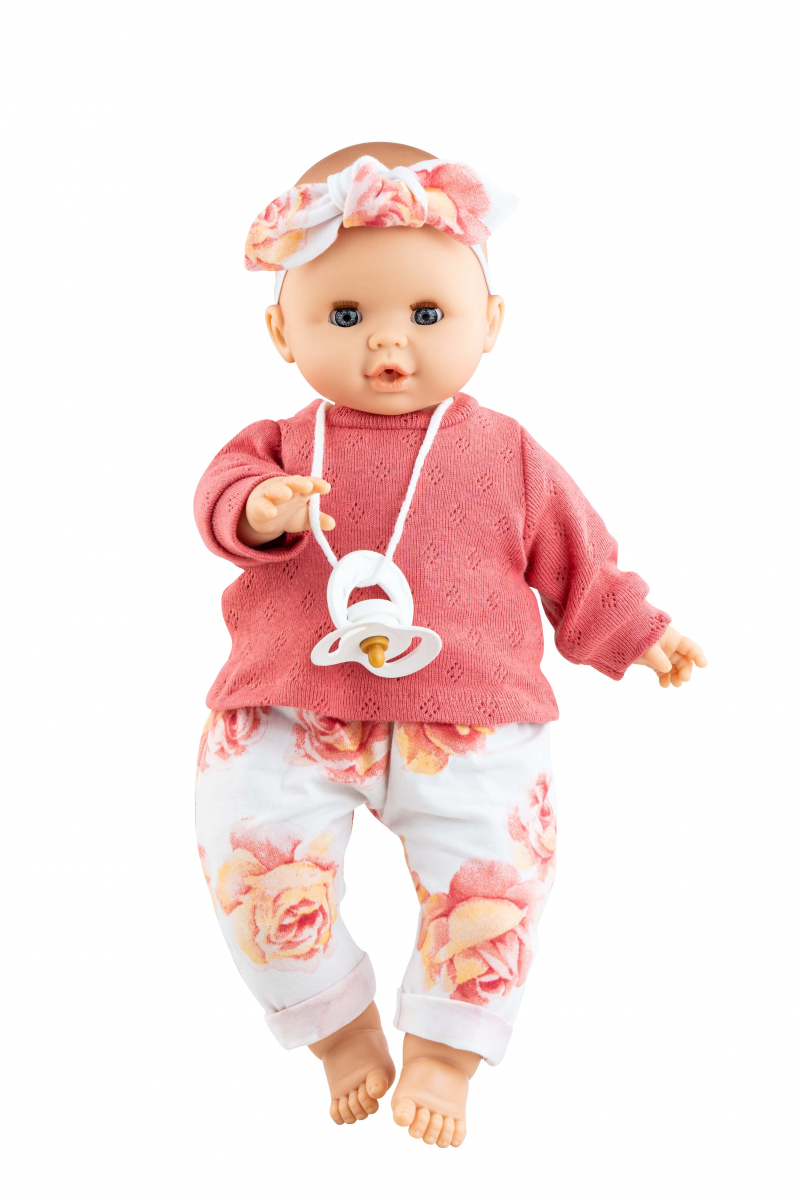 Pop met bloemen broek