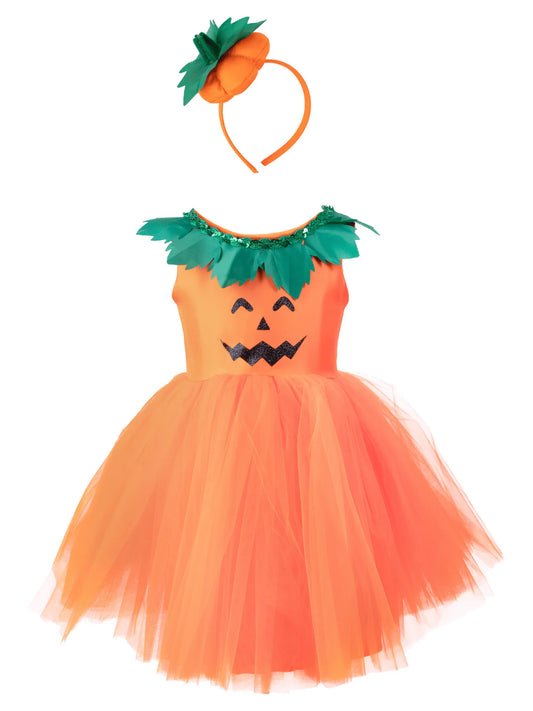 Pumpkin Patch Princess Dress, SIZE US 5-6