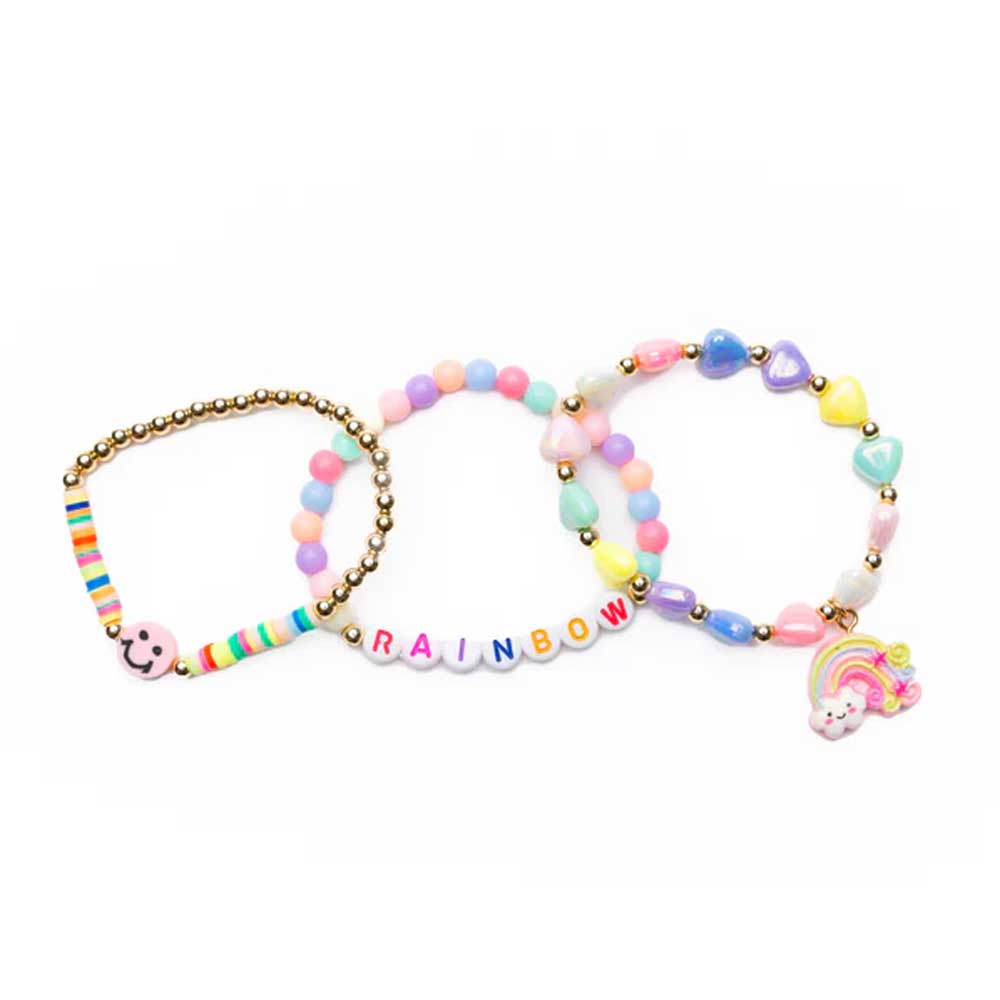 Rainbow Smiles Bracelet Set (3 pcs)