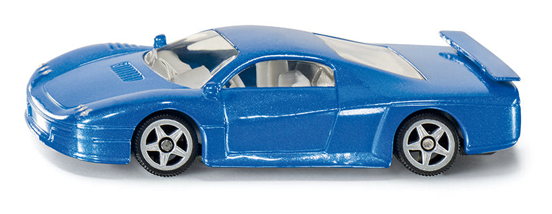 Blauwe auto 0875
