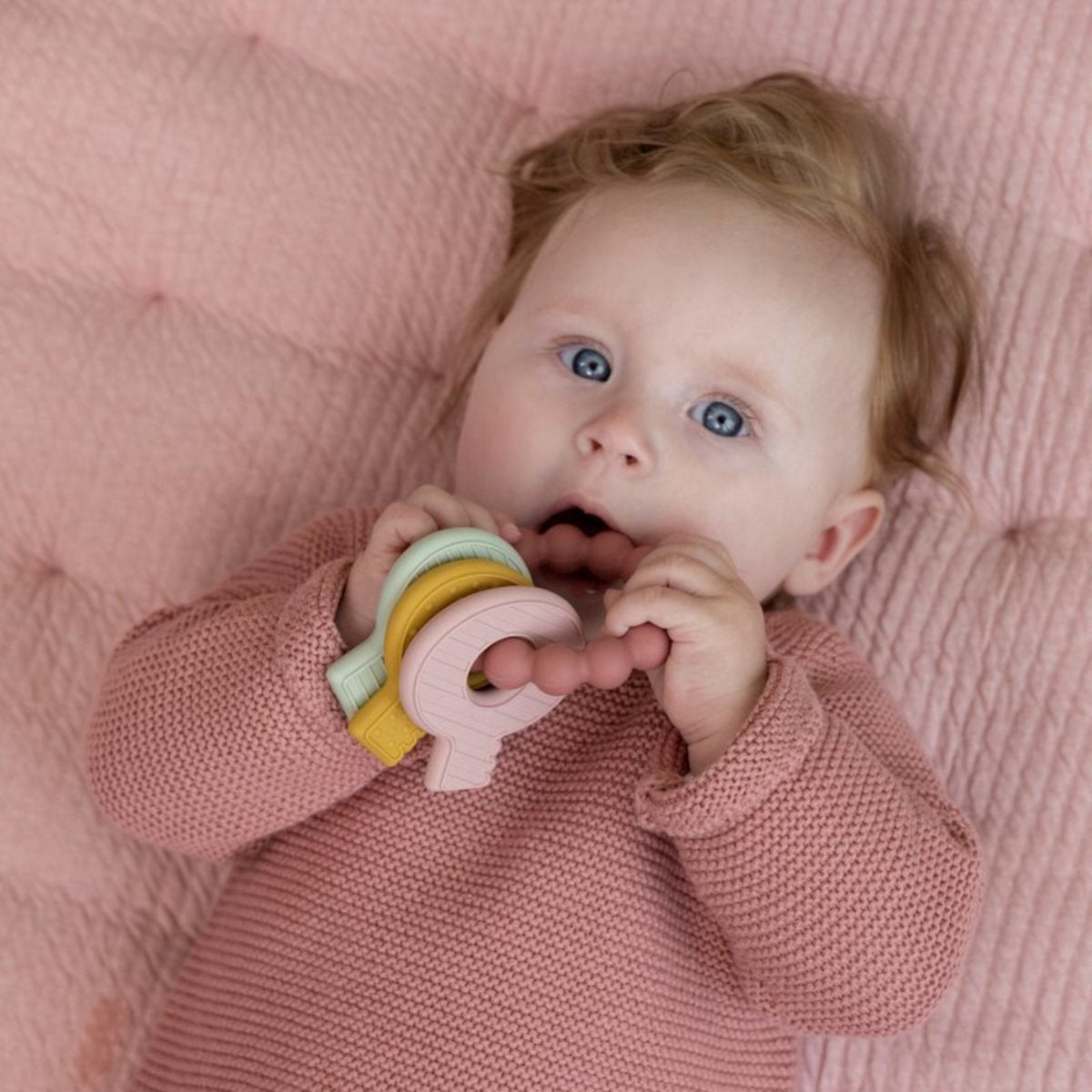 Teething toy pink