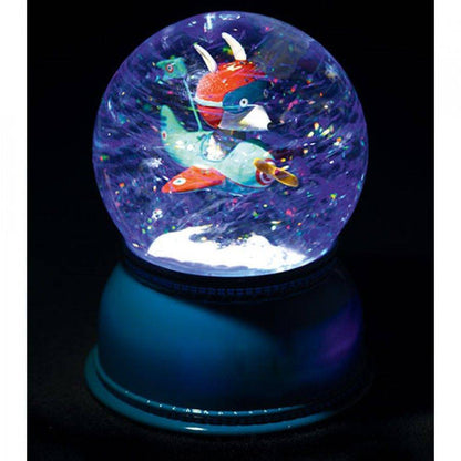 Veilleuses boule à neige Avion