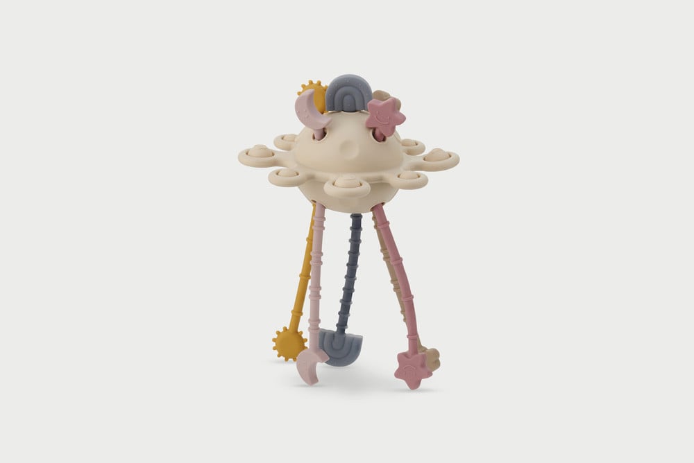 Zip pull toy zand kleur