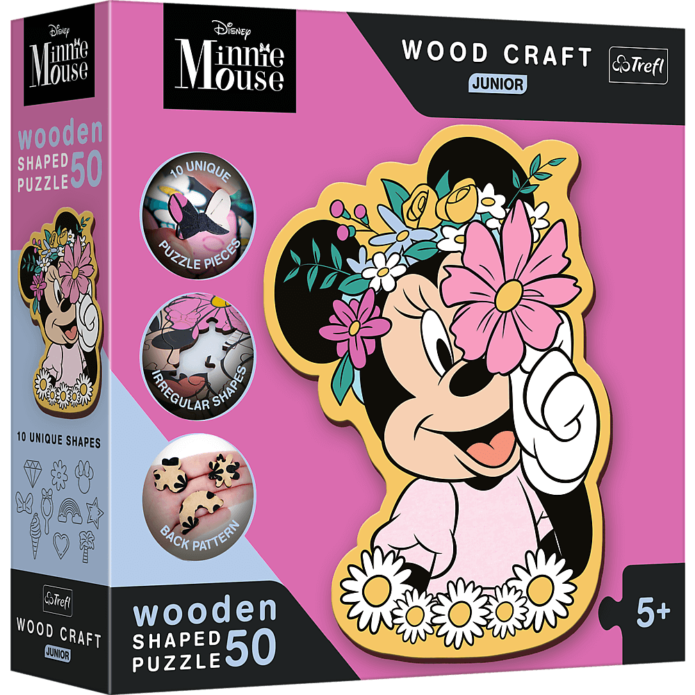 Minnie mouse wooden puzzle