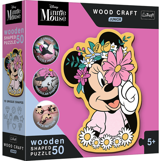 Minnie mouse wooden puzzle