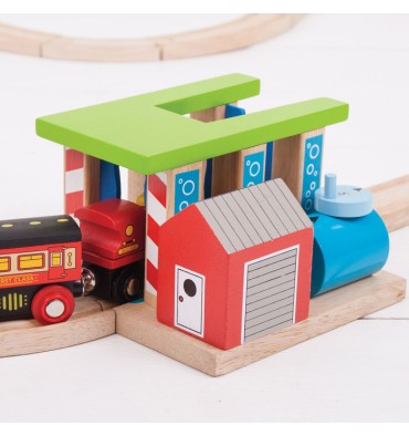 Train washer