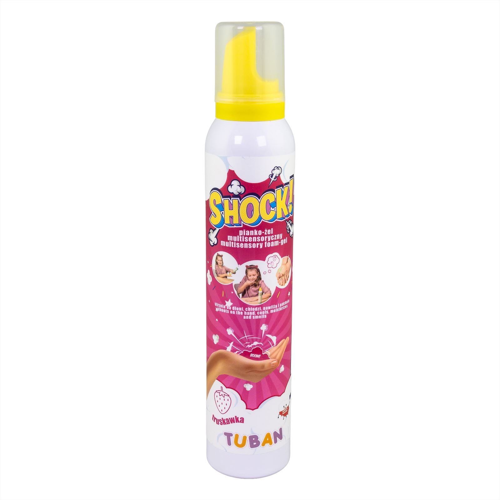 Tuban - Shock! – Multisensory Foam-Gel – Strawberry 200 ml