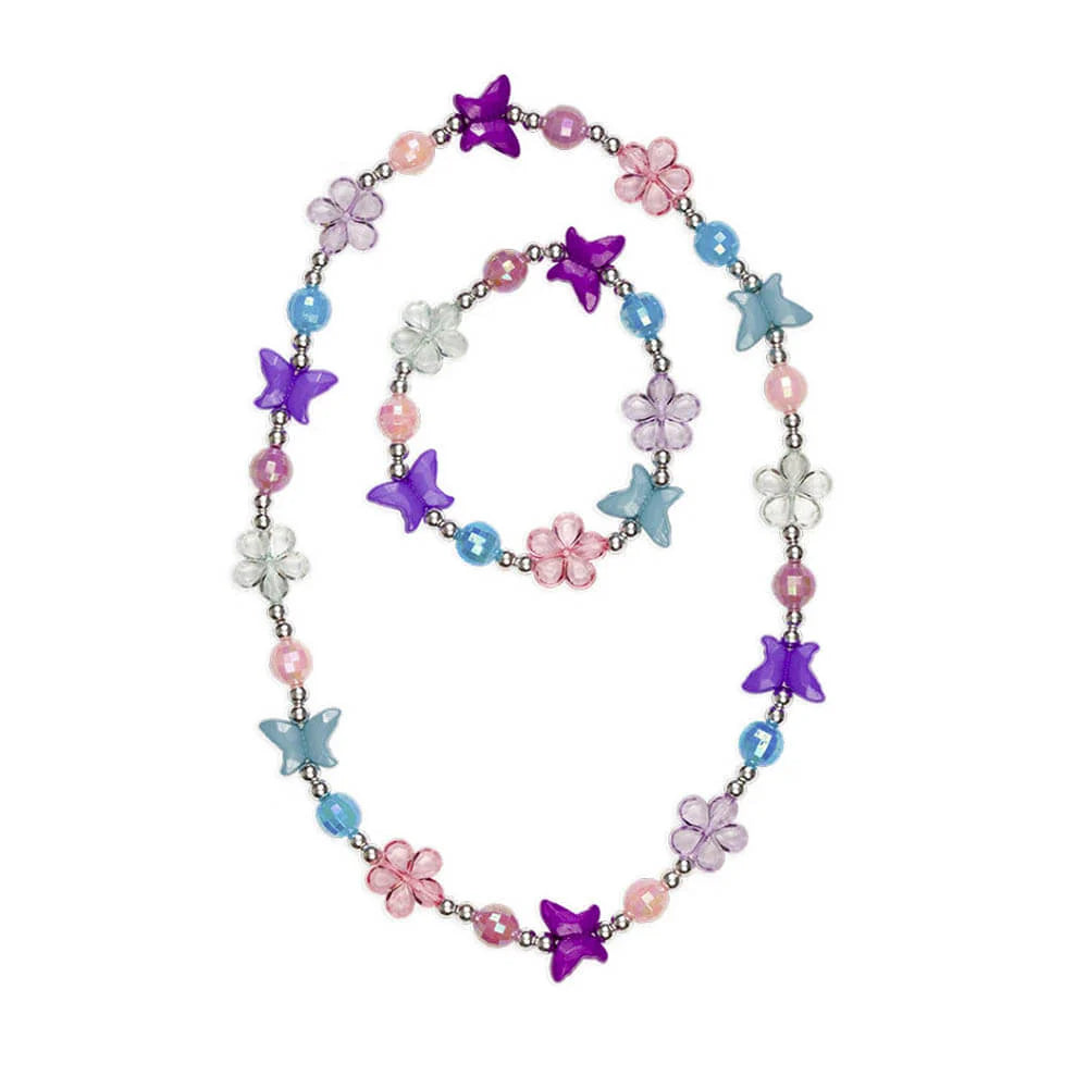 Flutter me by Necklace & Bracelet Set (2pcs)