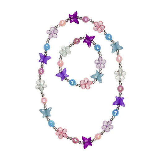 Flutter me by Necklace & Bracelet Set (2pcs)