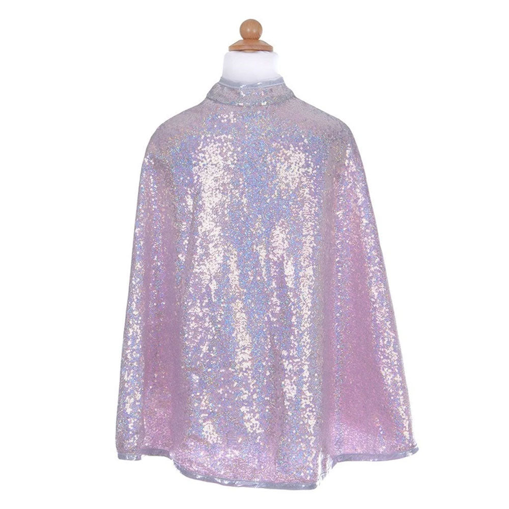 Silver Sequins Cape, SIZE US 5-6