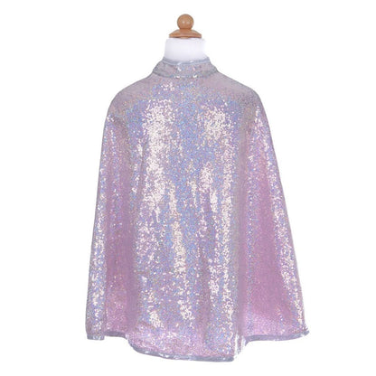 Silver Sequins Cape, SIZE US 5-6