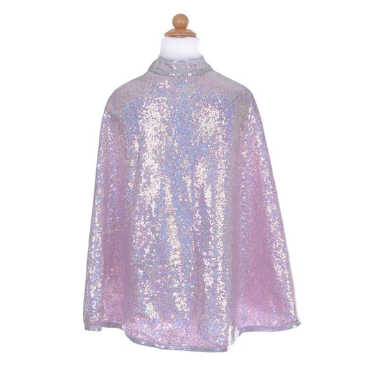 Silver Sequins Cape, SIZE US 5-6